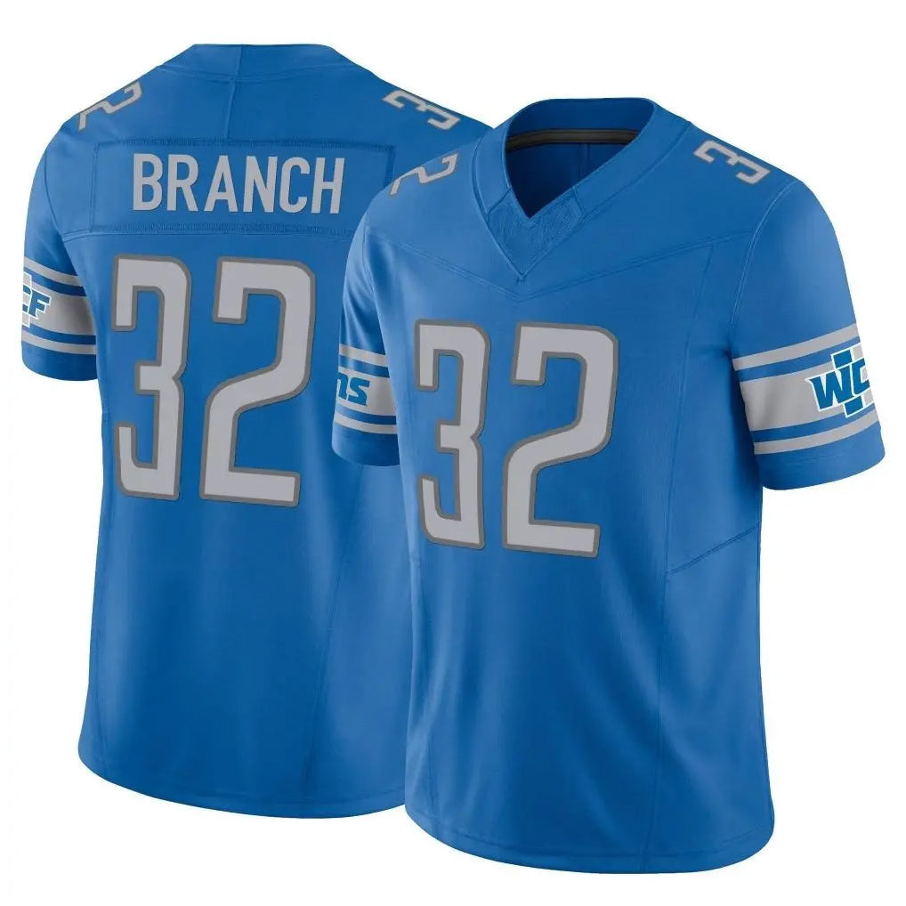 CAdoa D.Lions #32 Brian Branch Player Blue Vapor F.U.S.E. Limited Home Game Stitched Jerseys