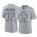 CAdoa D.Lions #32 Brian Branch Player Gray Atmosphere Fashion Home Game Stitched Jerseys