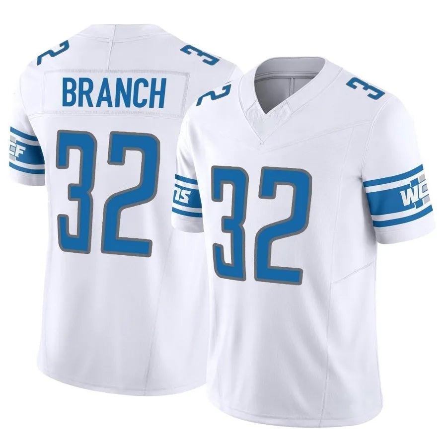 CAdoa D.Lions #32 Brian Branch Player White Vapor F.U.S.E. Limited Game Stitched Jerseys