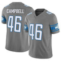 CAdoa D.Lions #46 Jack Campbell Player Gray Vapor F.U.S.E. Limited Home Game Stitched Jerseys