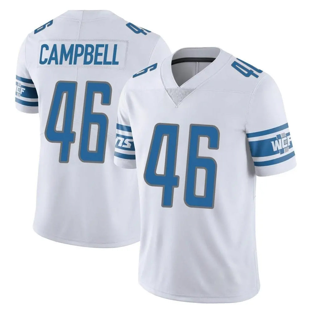 CAdoa D.Lions #46 Jack Campbell Player White Limited Vapor Untouchable Home Game Stitched Jerseys