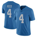 CAdoa D.Lions #4 D.J. Reed Player Blue Limited Throwback Vapor Untouchable Stitched Jerseys