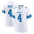 CAdoa D.Lions #4 D.J. Reed Player White Alternate Home Game Stitched Jerseys