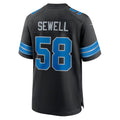 CAdoa D.Lions #58 Penei Sewell Player Black Home Game Stitched Jerseys