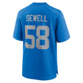 CAdoa D.Lions #58 Penei Sewell Player Blue Alternate Game Stitched Jerseys