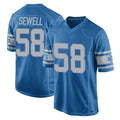 CAdoa D.Lions #58 Penei Sewell Player Blue Vapor Untouchable Throwback Game Stitched Jerseys