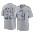 CAdoa D.Lions #58 Penei Sewell Player Gray Atmosphere Fashion Home Game Stitched Jerseys