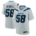 CAdoa D.Lions #58 Penei Sewell Silver 2026 Rivalries Collection Game Stitched Jerseys