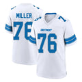 CAdoa D.Lions #76 Blake Miller Player White Alternate Home Game Stitched Jerseys