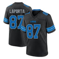 CAdoa D.Lions #87 Sam LaPorta Player Black Alternate Home Game Stitched Jerseys