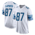 CAdoa D.Lions #87 Sam LaPorta Player White Home Game Stitched Jerseys