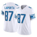 CAdoa D.Lions #87 Sam LaPorta Player White Vapor F.U.S.E. Limited Home Game Stitched Jerseys