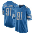 CAdoa D.Lions #91 Tyleik Williams Player Blue Home Game Stitched Jerseys