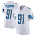 CAdoa D.Lions #91 Tyleik Williams Player White Limited Vapor Untouchable Home Game Stitched Jerseys