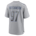 CAdoa D.Lions #97 Aidan Hutchinson Player Grey Atmosphere Fashion Stitched Jerseys