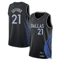 CAdoa D.Mavericks #21 Daniel Gafford Black 2025-2026 City Edition Swingman Stitched Jerseys