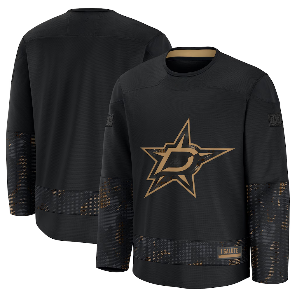CAdoa D.Stars Black 2024 Military Appreciation Practice Jerseys