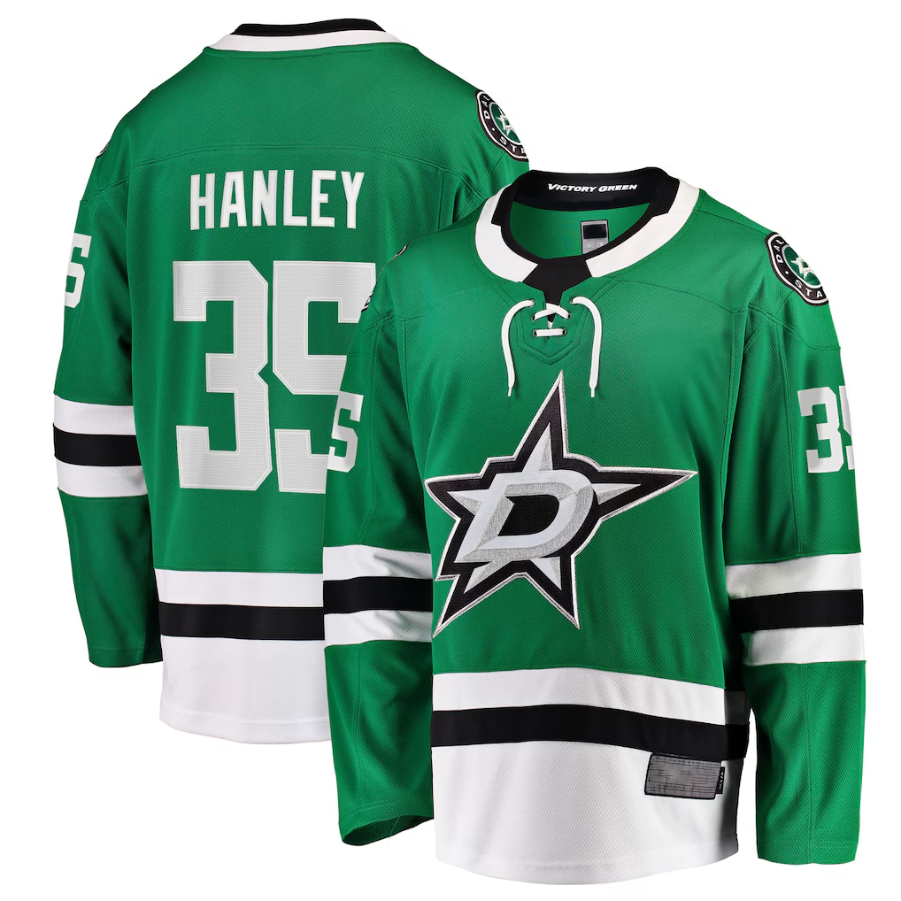 CAdoa D.Stars #35 Joel Hanley Kelly Green Breakaway Player Jerseys