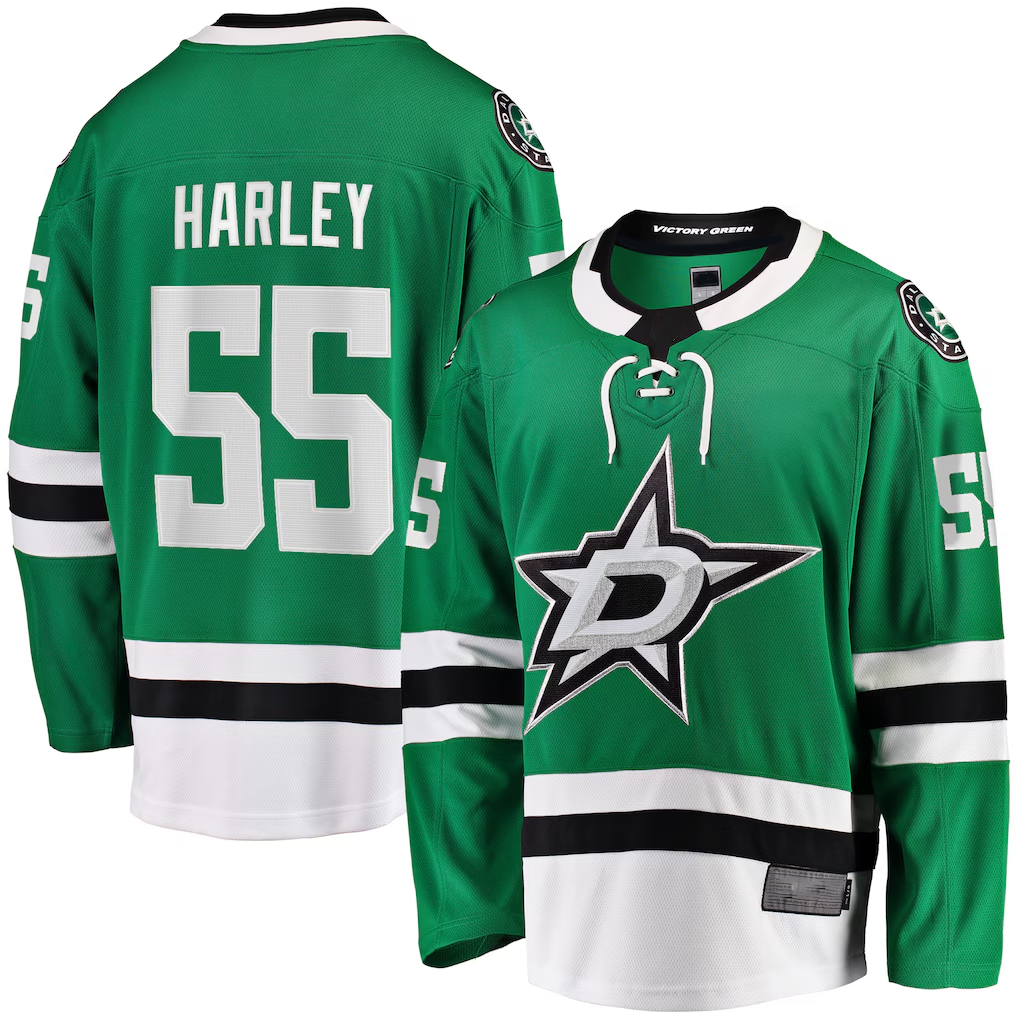 CAdoa D.Stars #55 Thomas Harley Kelly Green Home Premier Breakaway Player Jerseys