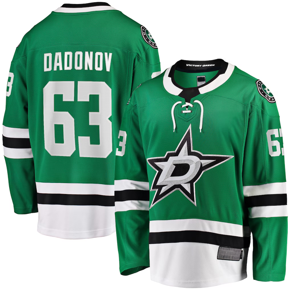 CAdoa D.Stars #63 Evgenii Dadonov Green Home Breakaway Jerseys