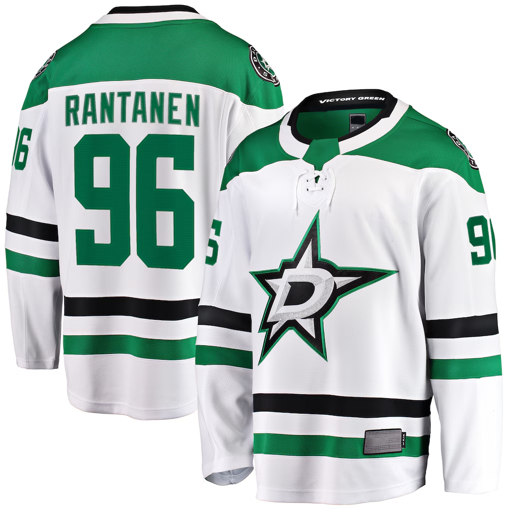 CAdoa D.Stars #96 Mikko Rantanen White Away Breakaway Jerseys