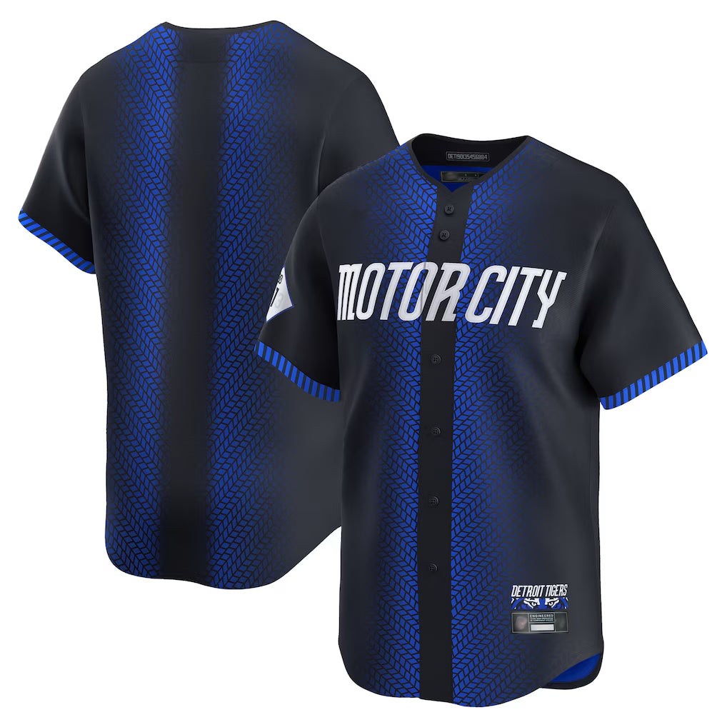 CAdoa D.Tigers Navy City Connect Home Limited Blank Player Stitched Jerseys