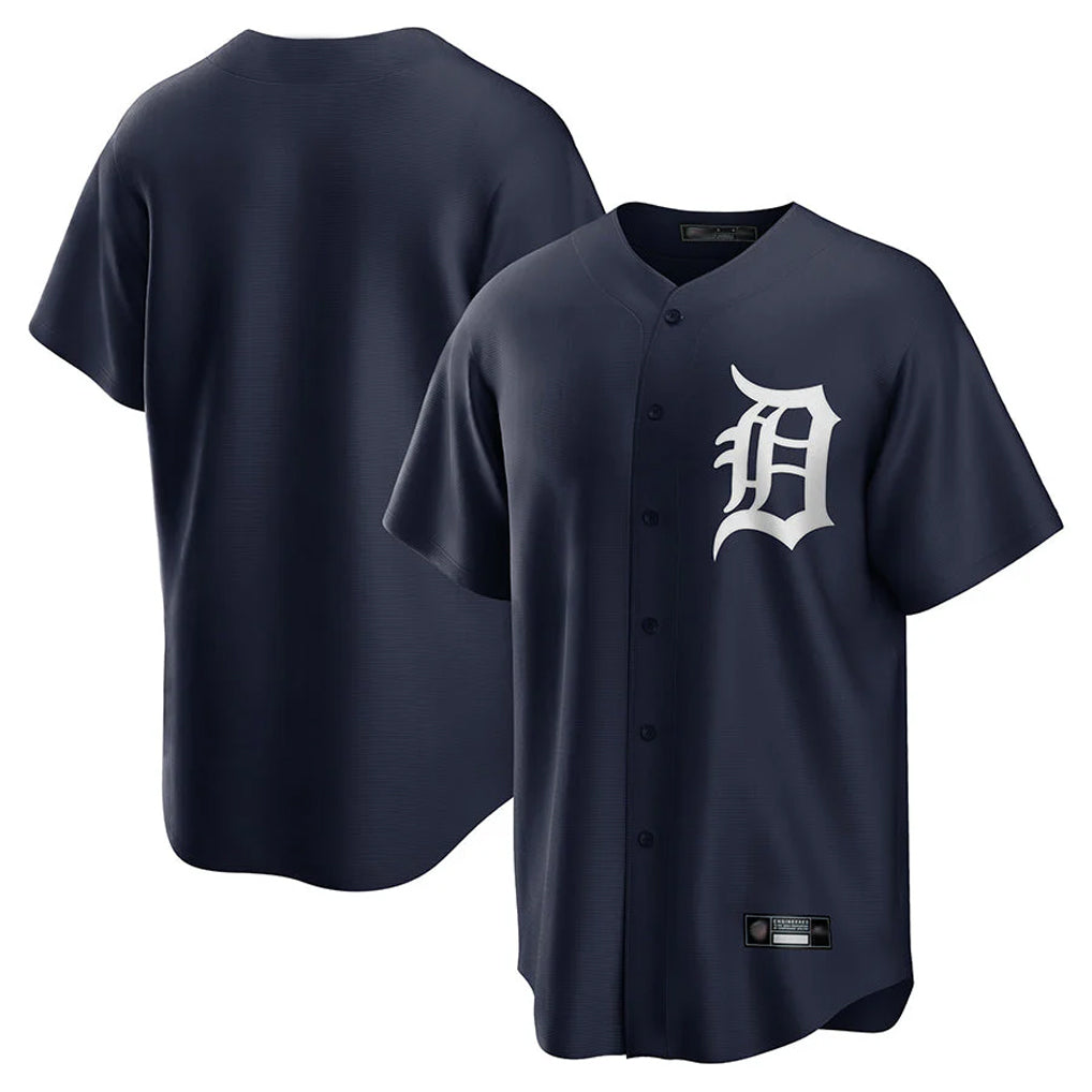 CAdoa D.Tigers Navy Game Home Blank Player Stitched Jerseys