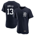 CAdoa D.Tigers #13 Dillon Dingler Player Navy Limited Elite Home Stitched Jerseys