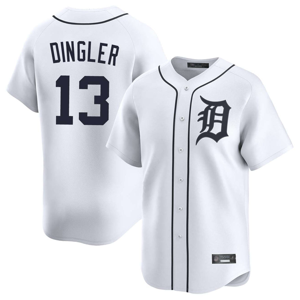 CAdoa D.Tigers #13 Dillon Dingler Player White Home Limited Stitched Jerseys