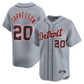 CAdoa D.Tigers #20 Spencer Torkelson Player Gray Home Limited Stitched Jerseys