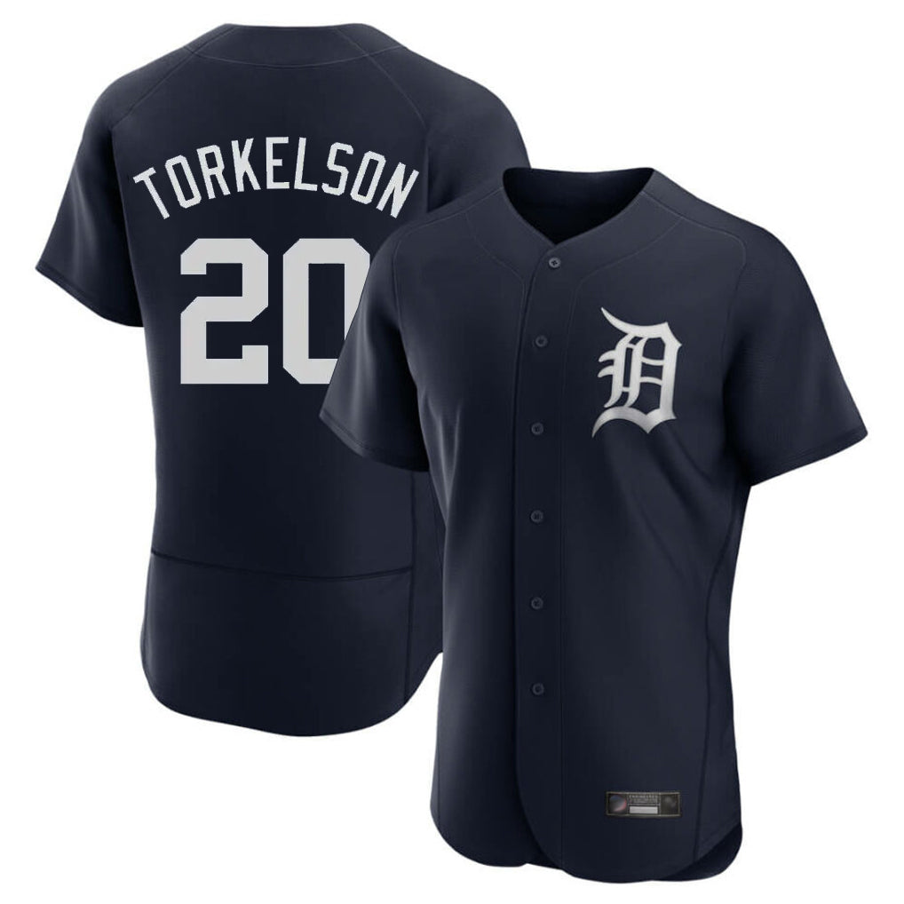 CAdoa D.Tigers #20 Spencer Torkelson Player Navy Limited Elite Home Stitched Jerseys