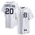CAdoa D.Tigers #20 Spencer Torkelson Player White Home Game Stitched Jerseys
