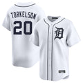CAdoa D.Tigers #20 Spencer Torkelson Player White Home Limited Stitched Jerseys