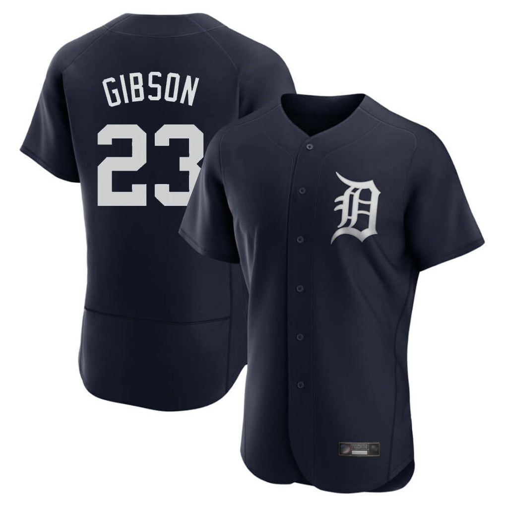 CAdoa D.Tigers #23 Kirk Gibson Player Navy Limited Elite Home Stitched Jerseys