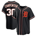 CAdoa D.Tigers #30 Kerry Carpenter Player Black Fashion Out Home Game Stitched Jerseys