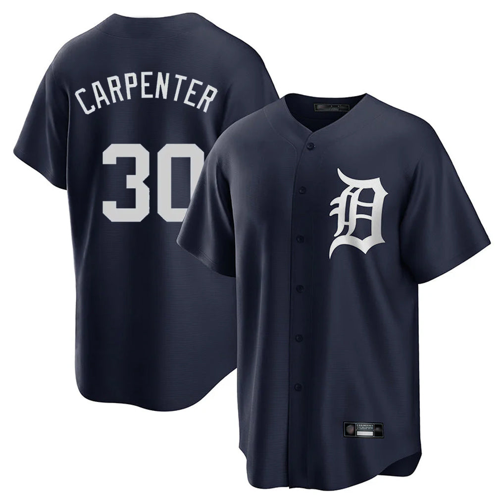 CAdoa D.Tigers #30 Kerry Carpenter Player Navy Game Home Stitched Jerseys