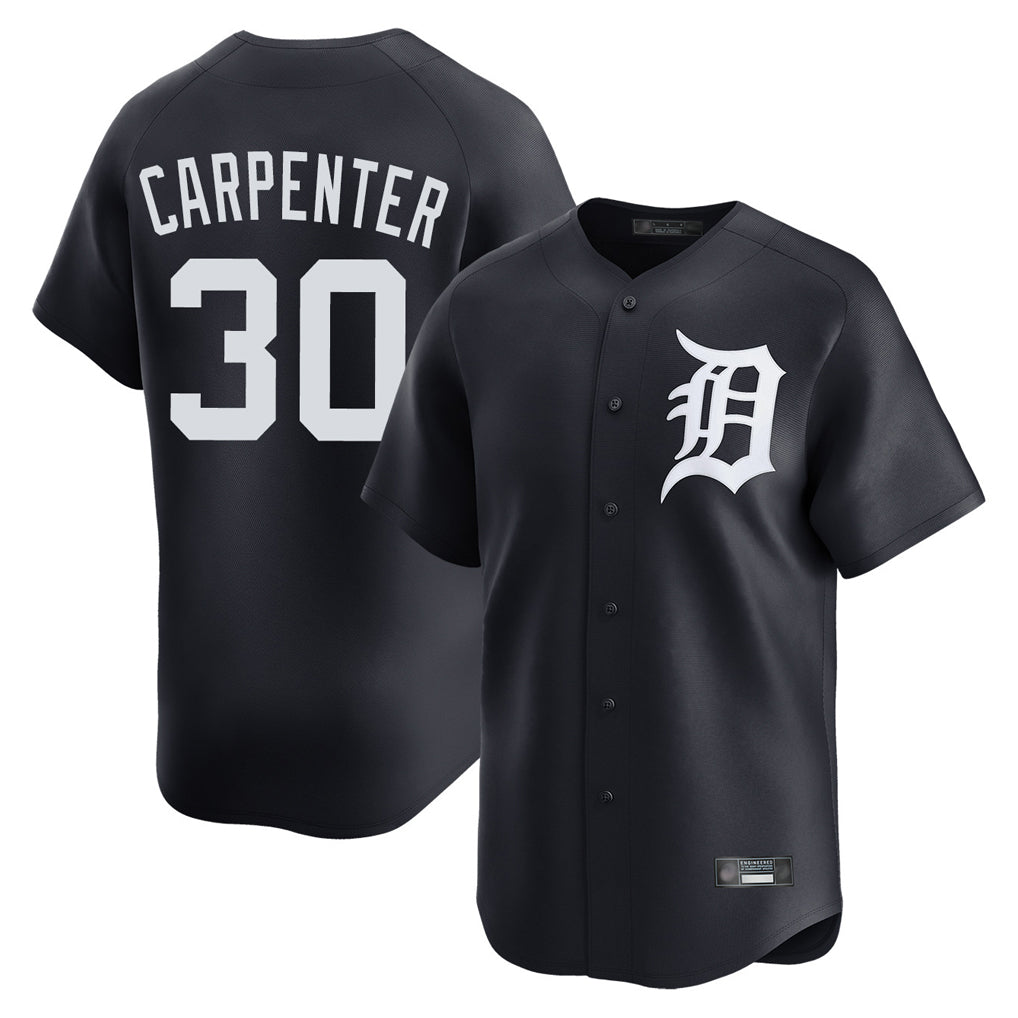 CAdoa D.Tigers #30 Kerry Carpenter Player Navy Home Limited Game Stitched Jerseys