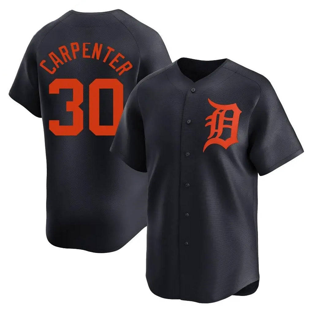 CAdoa D.Tigers #30 Kerry Carpenter Player Navy Home Limited Stitched Jerseys
