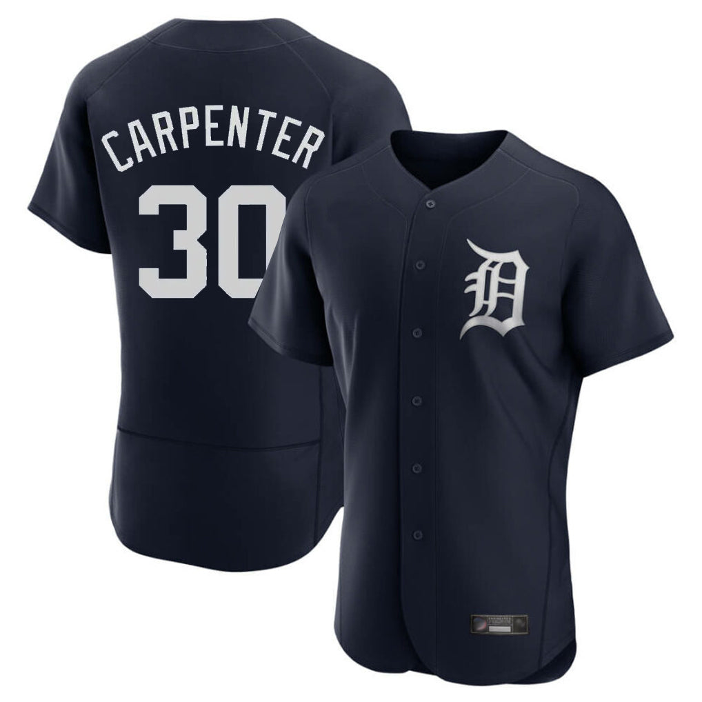 CAdoa D.Tigers #30 Kerry Carpenter Player Navy Limited Elite Home Stitched Jerseys