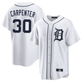 CAdoa D.Tigers #30 Kerry Carpenter Player White Home Game Stitched Jerseys