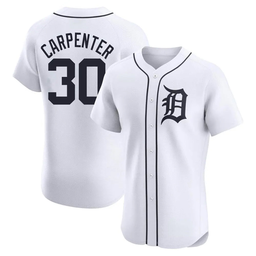 CAdoa D.Tigers #30 Kerry Carpenter Player White Limited Elite Home Stitched Jerseys