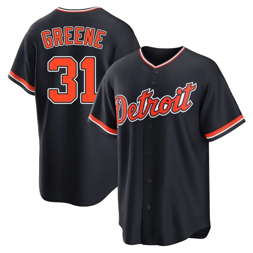 CAdoa D.Tigers #31 Riley Greene Player Navy Home Game Stitched Jerseys