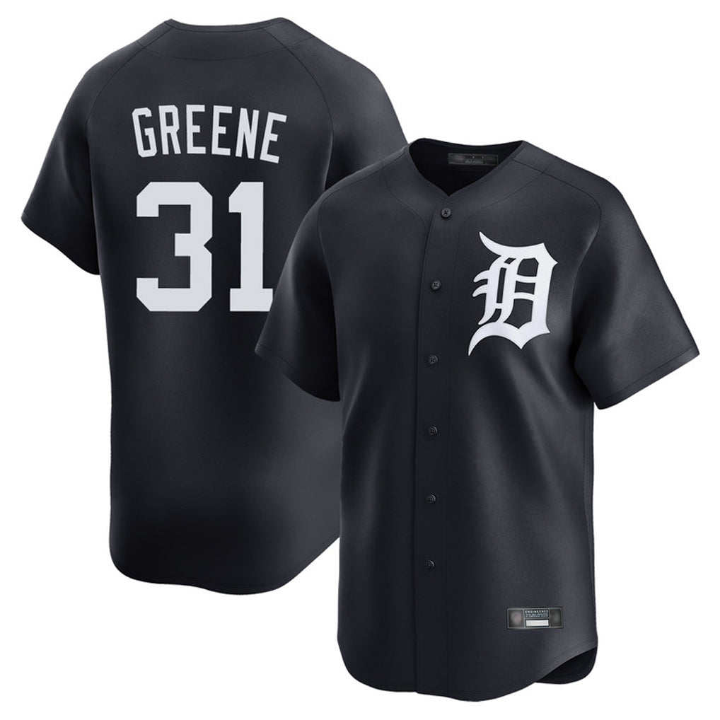 CAdoa D.Tigers #31 Riley Greene Player Navy Home Limited Game Stitched Jerseys