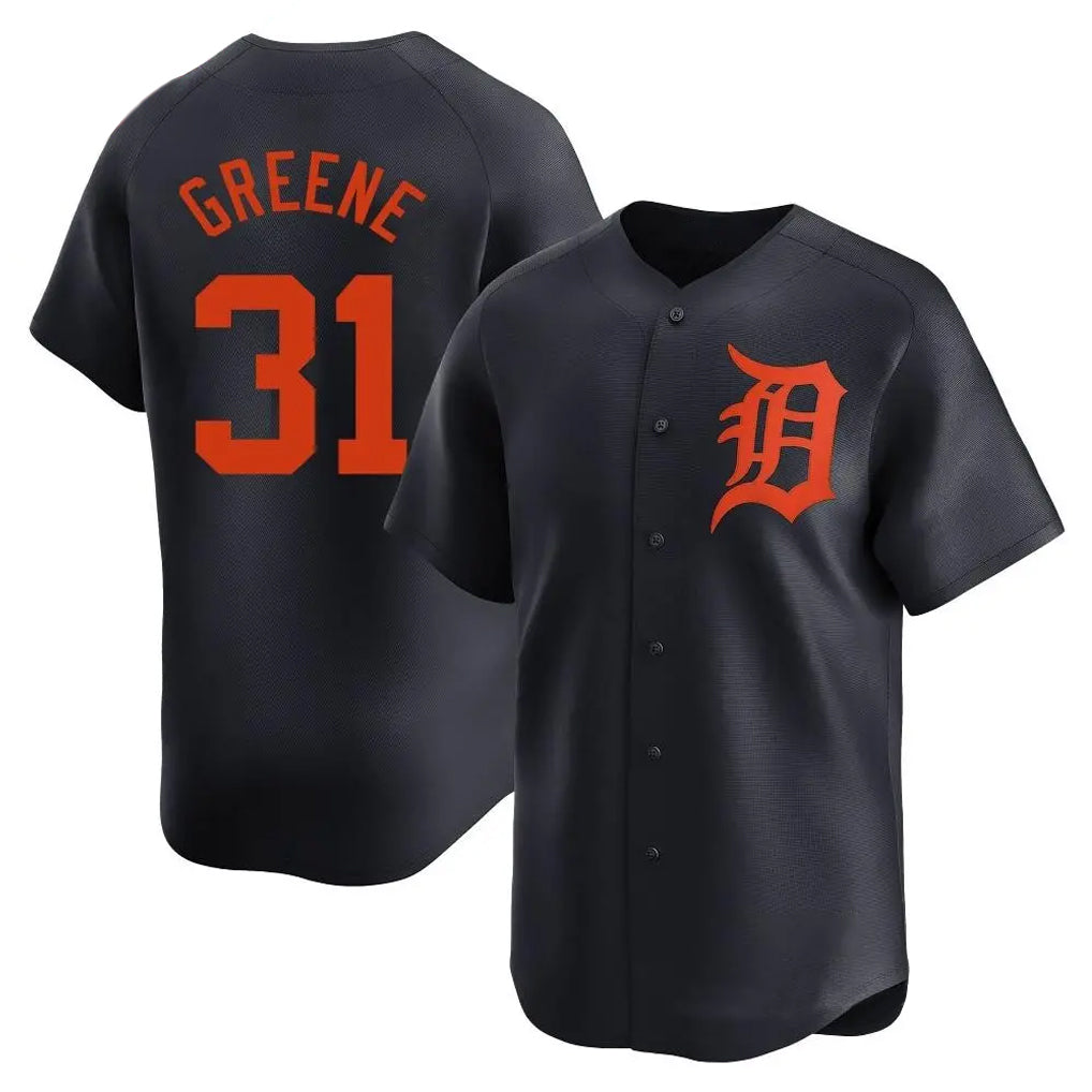 CAdoa D.Tigers #31 Riley Greene Player Navy Home Limited Stitched Jerseys