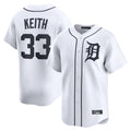CAdoa D.Tigers #33 Colt Keith Player White Home Limited Stitched Jerseys