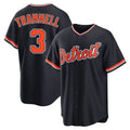 CAdoa D.Tigers #3 Alan Trammell Player Navy Home Game Stitched Jerseys