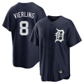 CAdoa D.Tigers #8 Matt Vierling Player Navy Game Home Stitched Jerseys