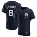 CAdoa D.Tigers #8 Matt Vierling Player Navy Limited Elite Home Stitched Jerseys