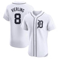 CAdoa D.Tigers #8 Matt Vierling Player White Limited Elite Home Stitched Jerseys
