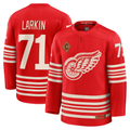 CAdoa D.Red wings #71 Dylan Larkin Red Centennial Premium Player Jerseys